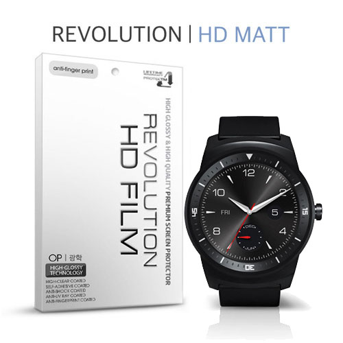 프로텍트엠 LG G Watch R / LG-W110 레볼루션HD 고급 지문방지 액정보호 필름
