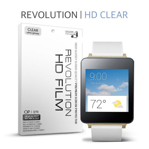 프로텍트엠 LG G Watch / LG-W100 레볼루션HD 올레포빅 고광택 액정보호 필름