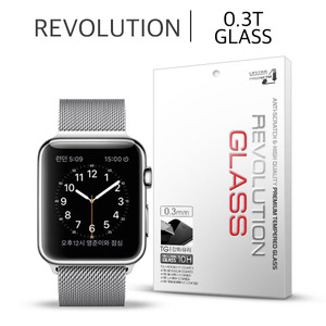 [프로텍트엠] 레볼루션글라스 0.3T 강화유리 방탄액정보호필름 애플워치3 LTE(38mm,42mm)/ Apple Watch