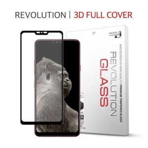 프로텍트엠 LG Q9 레볼루션글라스 3D라운드 풀커버 강화유리 액정보호 필름