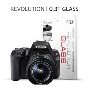 프로텍트엠 캐논 EOS 200D 레볼루션글라스 0.3T 강화유리 액정보호 필름