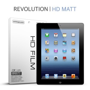 프로텍트엠 뉴아이패드/아이패드3/iPad3 레볼루션HD 지문방지 액정보호 필름