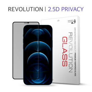 프로텍트엠 아이폰12프로 레볼루션글라스 2.5D 풀커버 프라이버시 강화유리 액정보호 필름