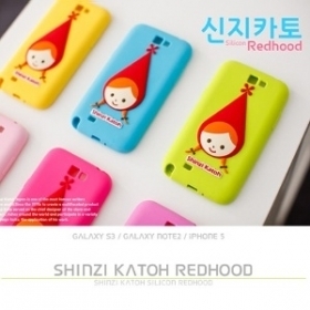 [Shinzi katoh] 갤럭시노트2 신지 가토 3D 입체 실리콘케이스 (6color) 